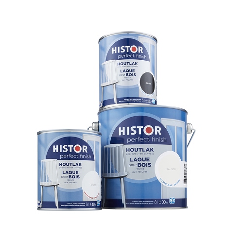Histor Perfect Finish houtlak hoogglans cocoa cream 750 ml