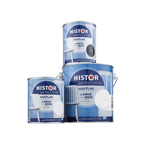Histor Perfect Finish houtlak hoogglans cocoa cream 750 ml