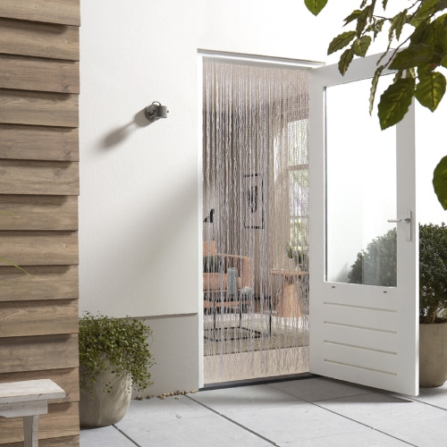 Livn deurgordijn Twinkle zwart 100x230 cm