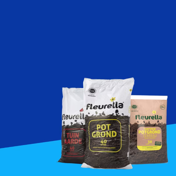 2+2 gratis op Fleurella potgrond en tuinaarde 30 en 40 liter