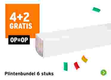 Plintenbundel 4+2 gratis