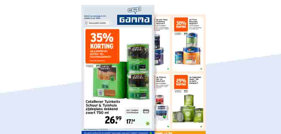 folder GAMMA Nederland
