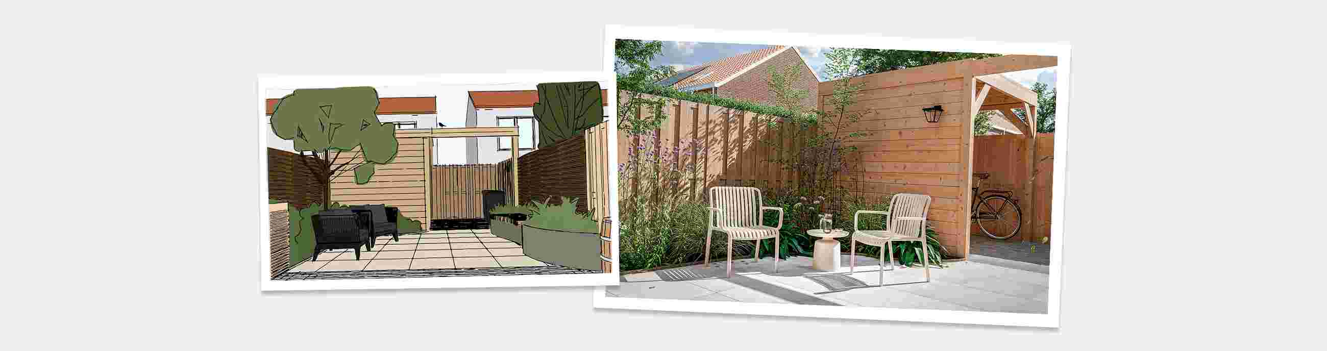 kleine sfeervolle tuin