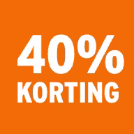 40% korting