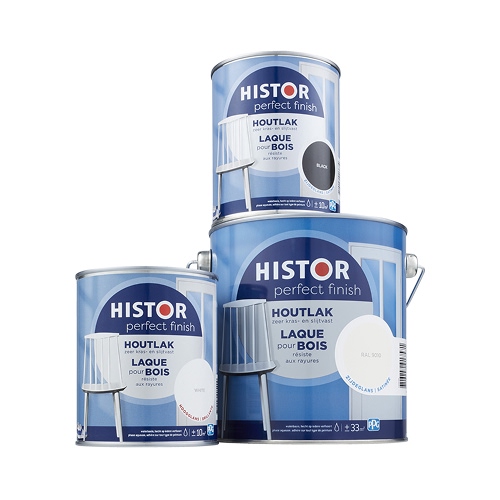 Histor Perfect Finish houtlak hoogglans cocoa cream 750 ml