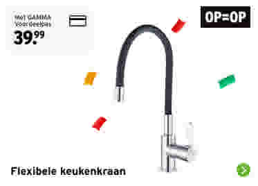 Flexibele  keukenkraan