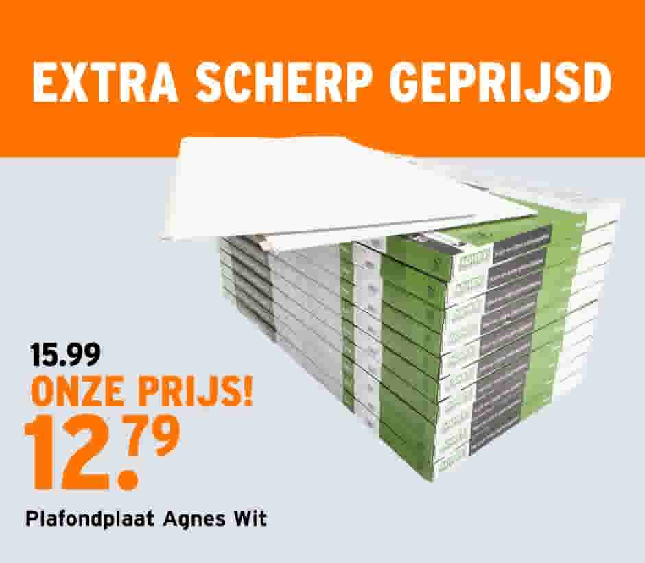 Extra scherp Agnes plafondplaat