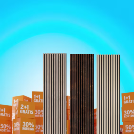 30% korting op lattenwanden ook op maatwerk