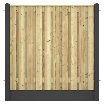 Houtbeton schuttingen