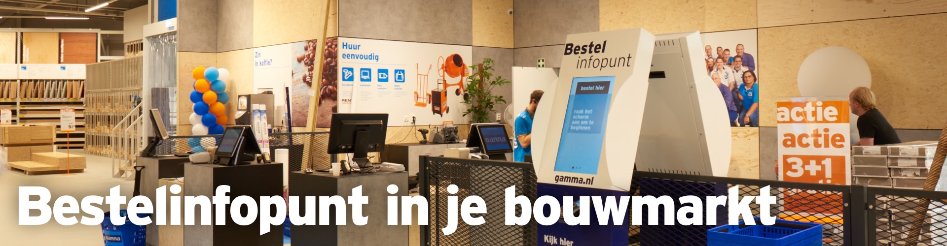 Bestelinfopunt in je GAMMA bouwmarkt; plaats je bestelling in de bouwmarkt Bestelinfopunt in je GAMMA bouwmarkt; plaats je bestelling in de bouwmarkt