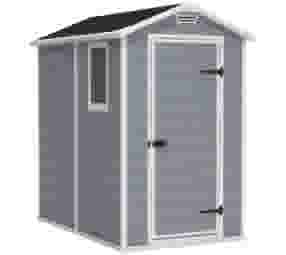 Kunststof tuinhuis met puntdak