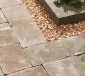 Tuinpad trommelsteen