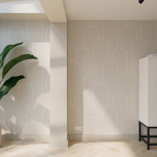 Vliesbehang Lynn taupe 33-234