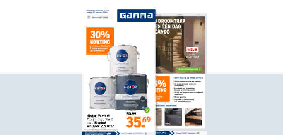 folder GAMMA Nederland