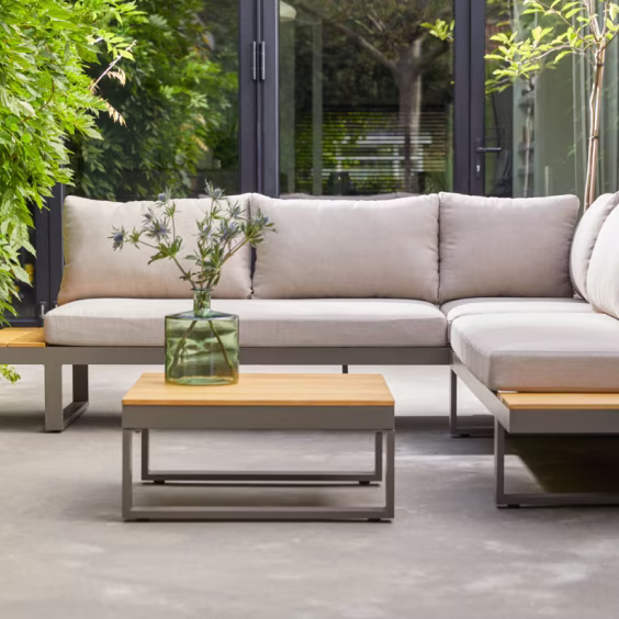 20% korting op loungesets, tuinbanken en palletkussens