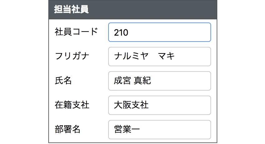フォーカス移動