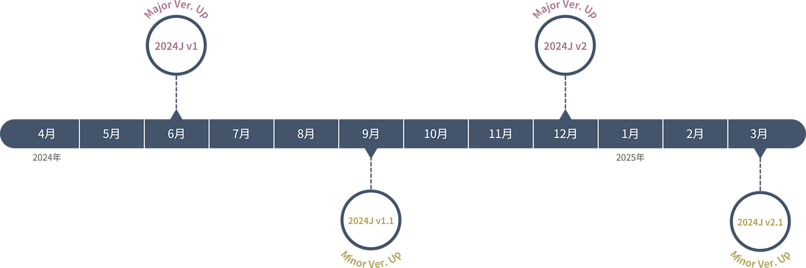 リリースサイクル(2024J v1以降)