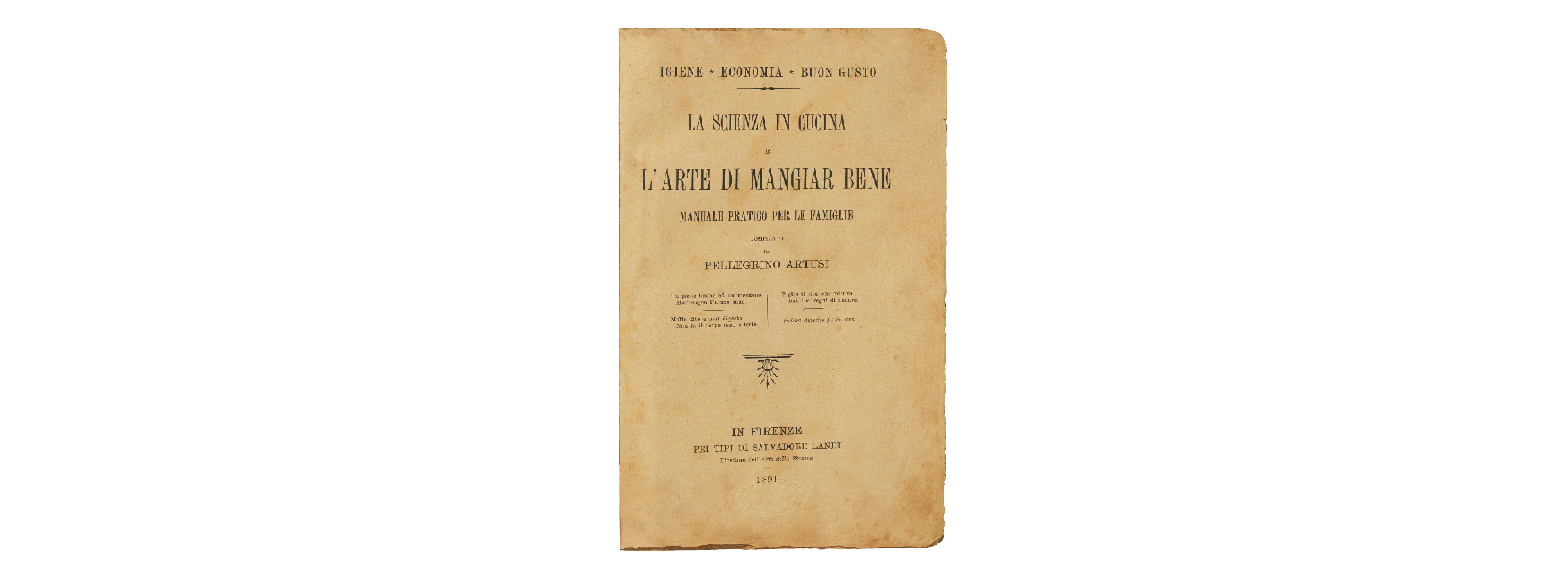 【ペレグリノ・アルトゥージ】Pellegrino Artusi洋書/イタリア料理 The Art of Eating Well: An Italian Cookbook: Artusi