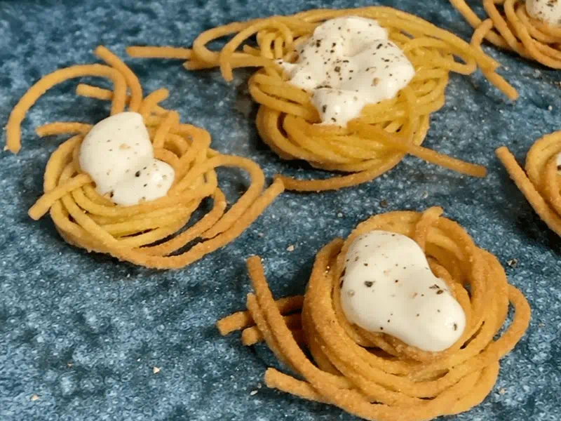 Spaghetti nests with cream cheese | Barilla | Barilla