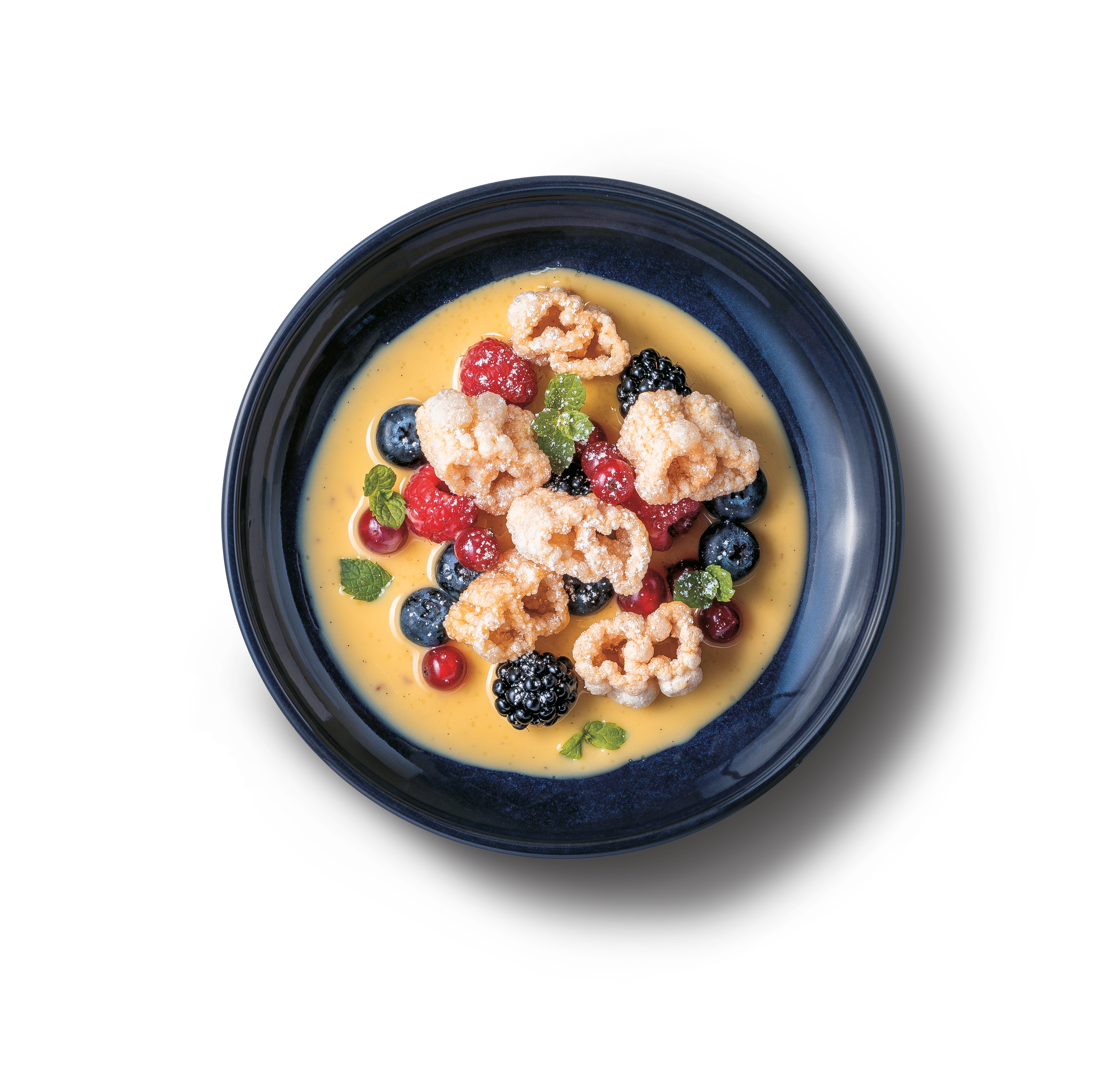 CUORI BARILLA WITH CREAM ANGLAISE SOUP AND BERRIES | Barilla | Barilla