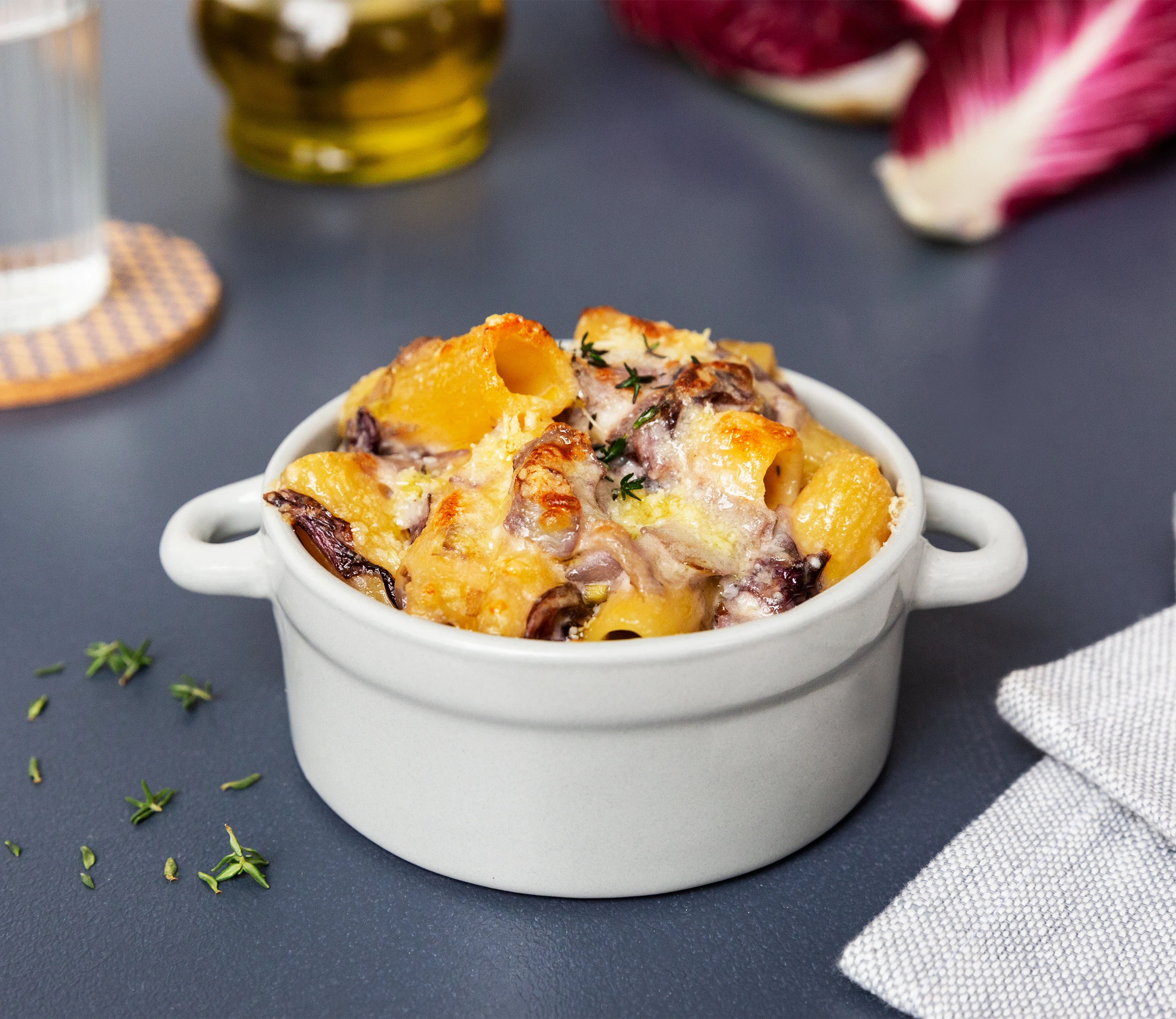 Rigatoni au gratin with radicchio and mascarpone cheese | Barilla