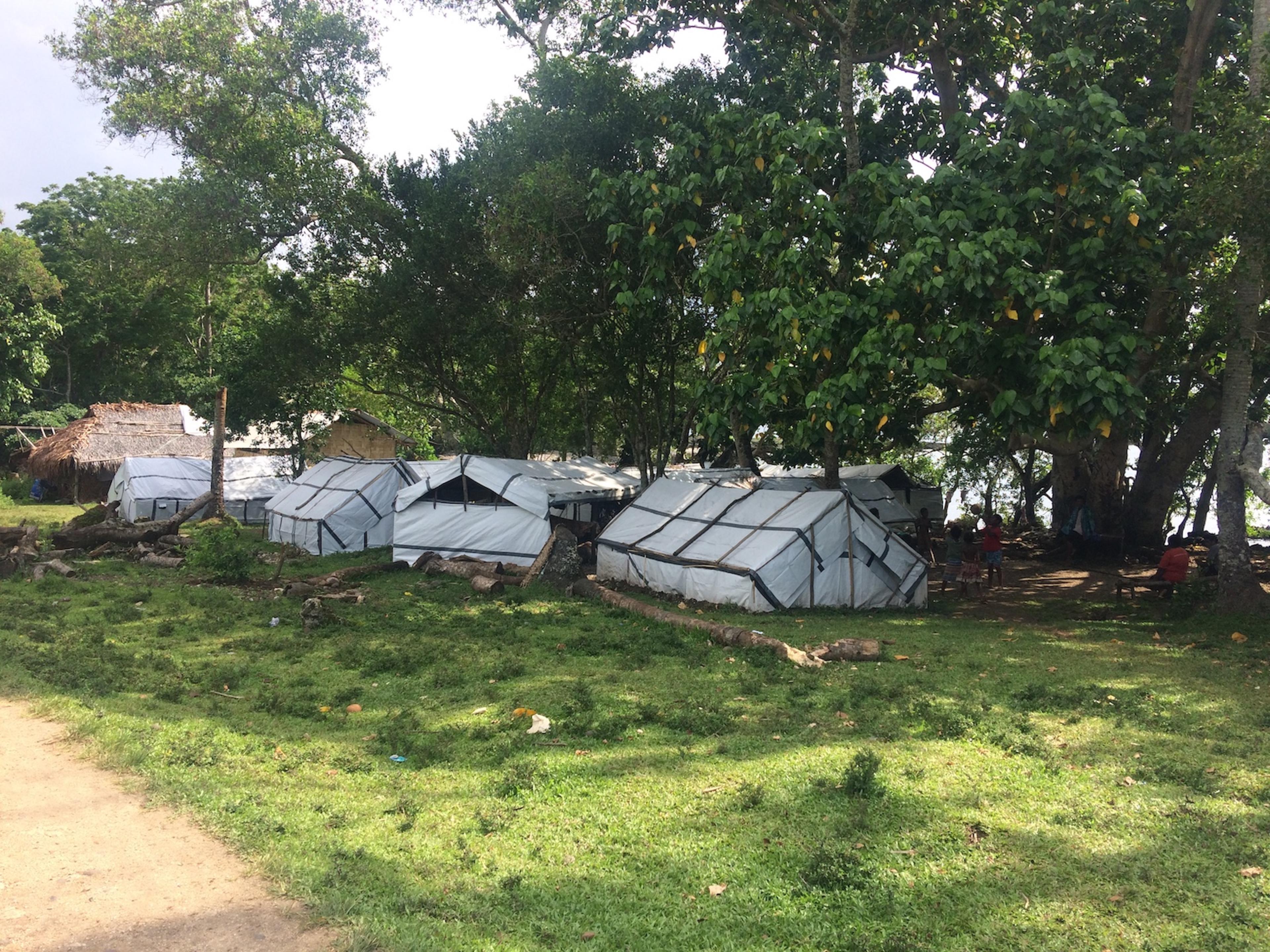 Tents in Maewo
