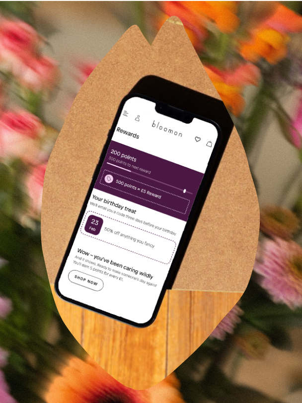 bloomon app for bloomon reward program