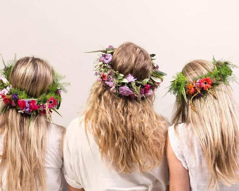 Fresh Flower Crown | Accessory | Same-Day Delivery Head Piece