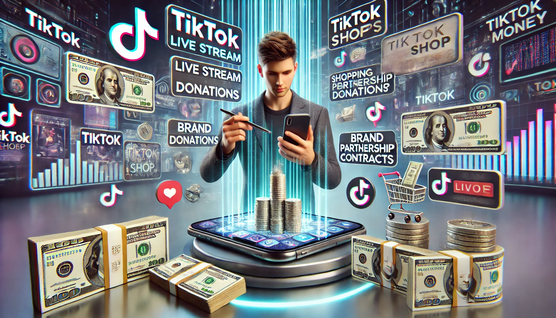 Người Nổi Tiếng Trên TikTok Kiếm Tiền Từ Đâu?