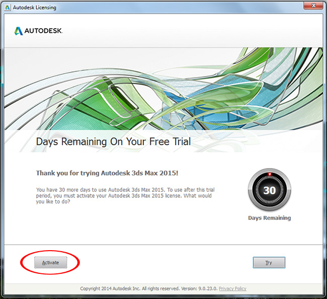 Find request code for manual activation