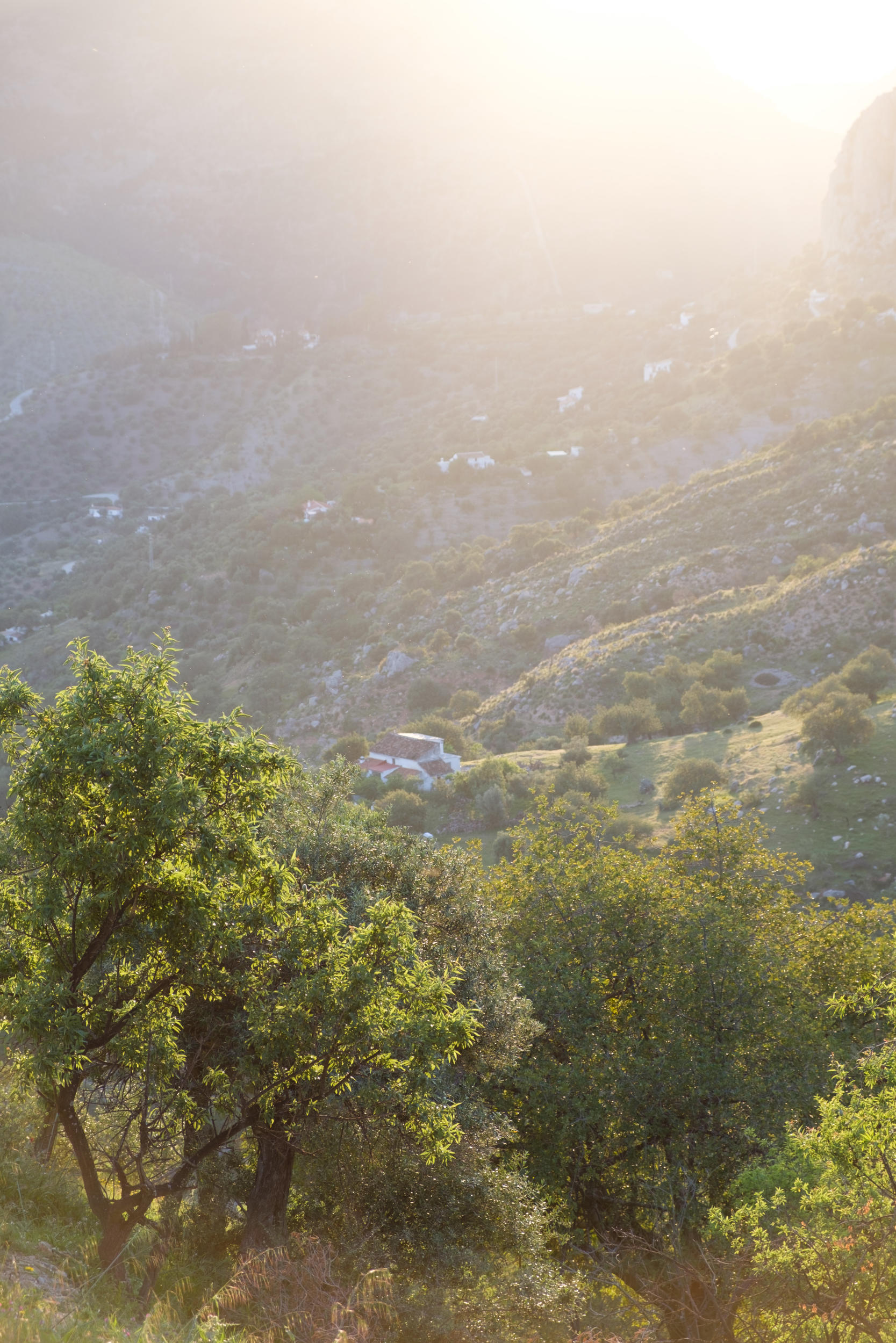 Sunset in El Chorro, Spain