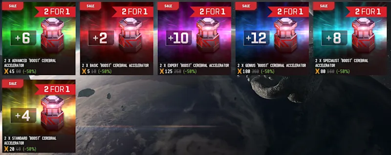 Cerebral Accelerators 2-for-1