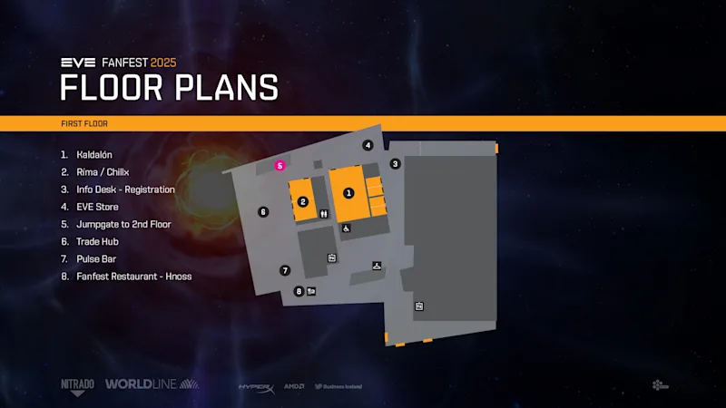 Fanfest Floor Plans - First Floor