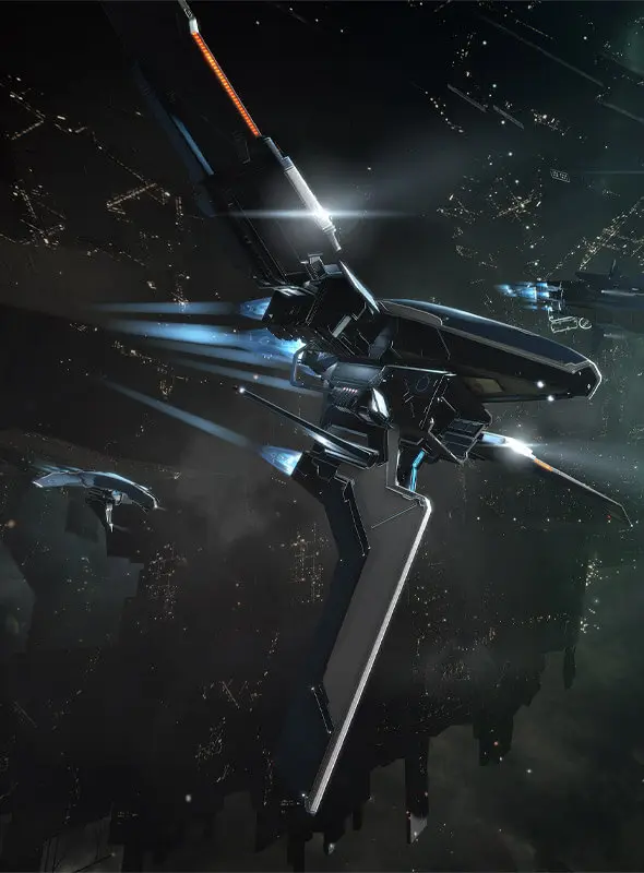 The best MMO space game - A cool spaceship from EVE Online