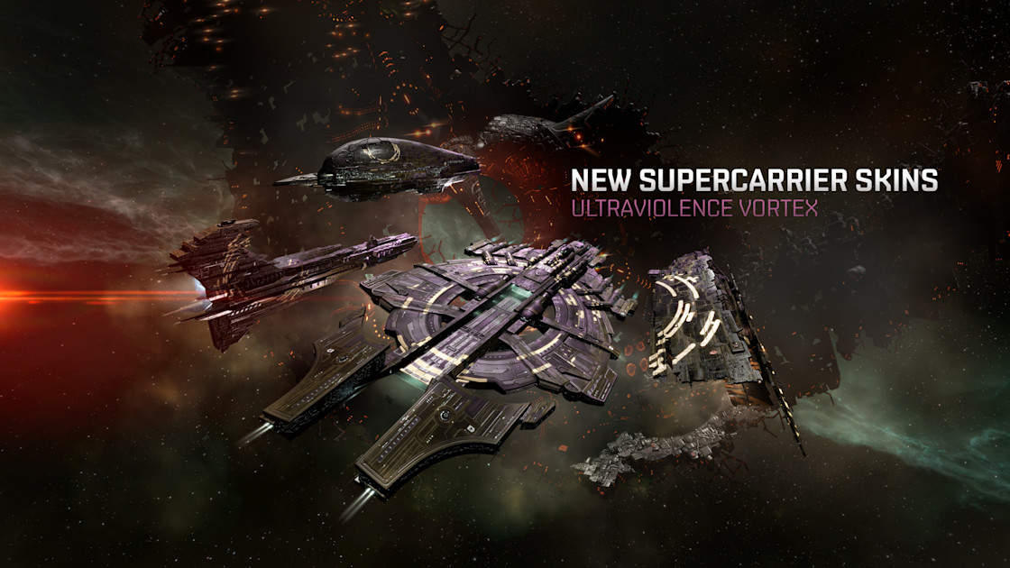 New Super Carrier SKINs are live EVE Online