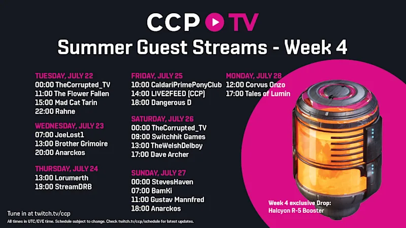 summer guest streams schedule week 4 16x9 v3