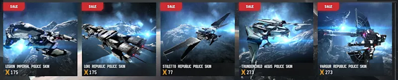 New eden store - Police skins