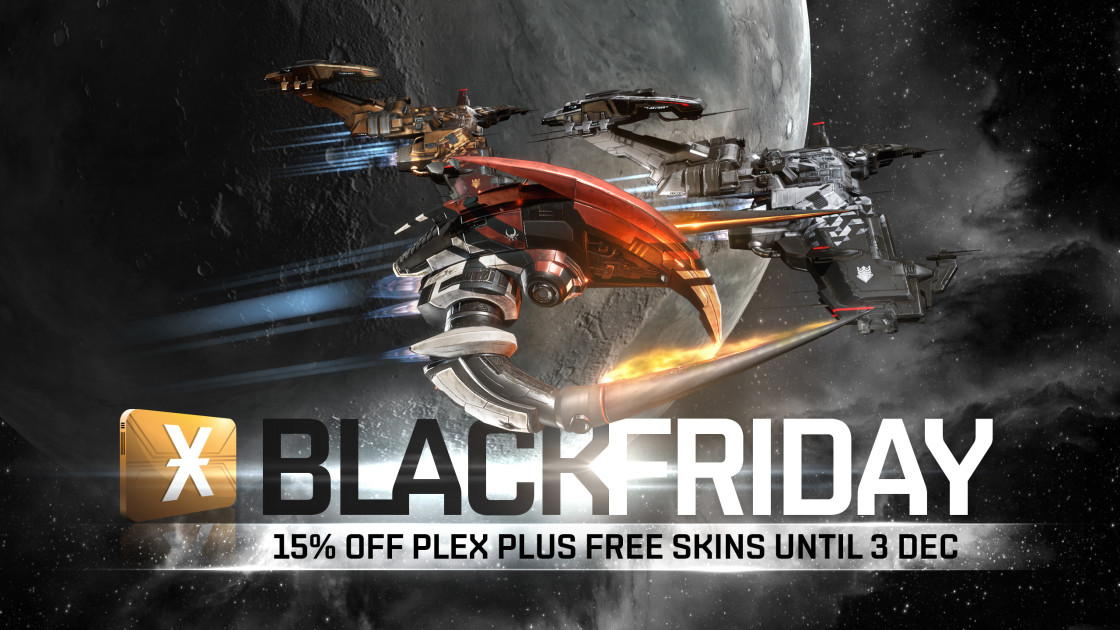Black Friday PLEX offers, SKIN sales and ingame tax reduction! EVE
