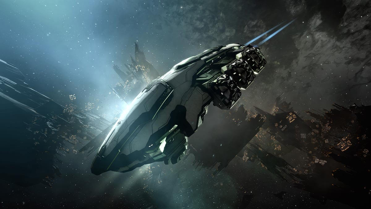 Sci-Fi Game - Ship exploring space