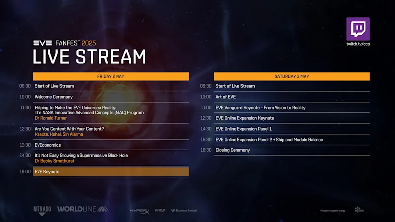 05 Schedule - Live Stream