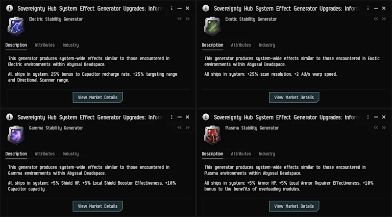 Legion Sov System Effect Generators