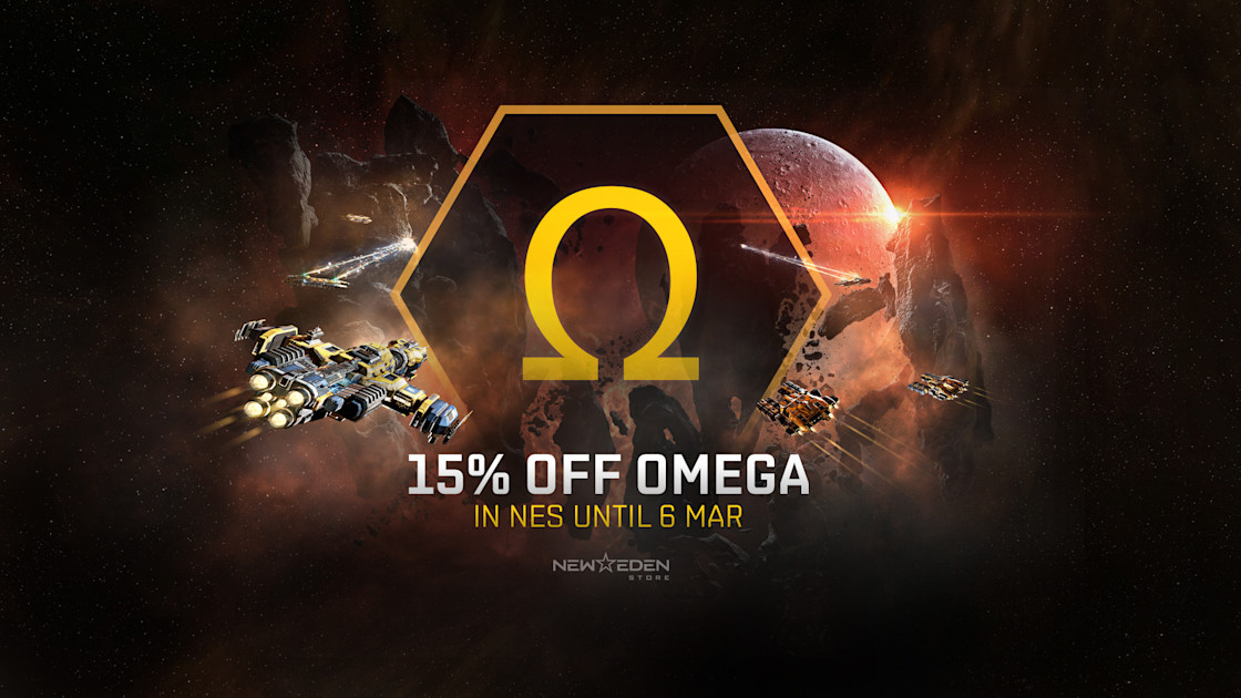 15 Off Omega at the New Eden Store EVE Online