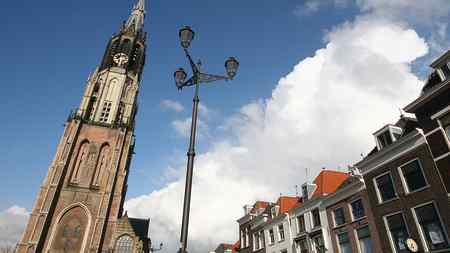 Kirchenturm der neuen Kirche von Delft
