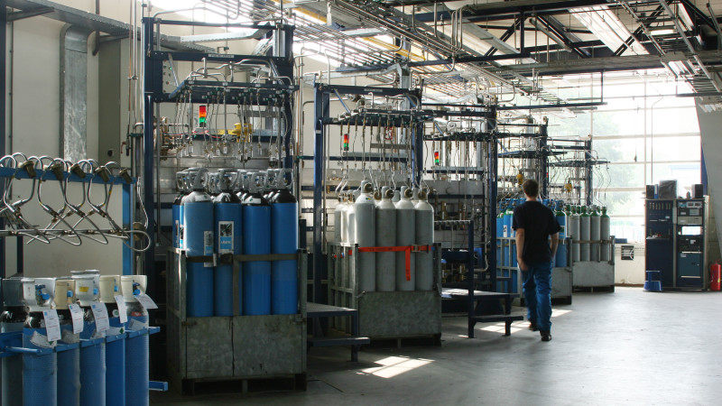 Air Liquide mit EX-Brandmeldeanlage Air Liquide Wasserstoffdepot