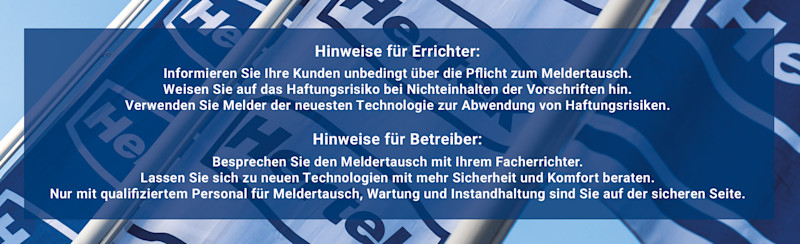 Hinweise zum Meldertausch gemäß DIN14675
