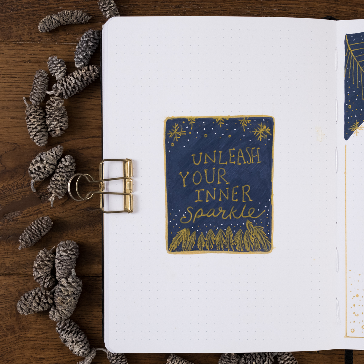 An Elegant Winter Theme For Your December Bullet Journal Spreads ...