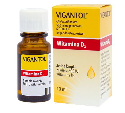 VIGANTOL® 500 mikrogramów/ml, krople doustne