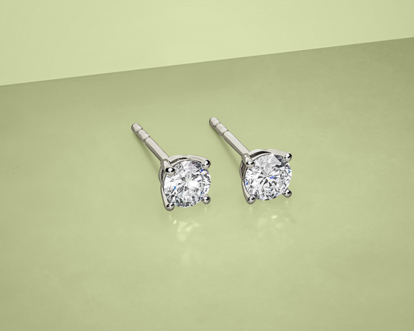 Diamond Stud Earrings