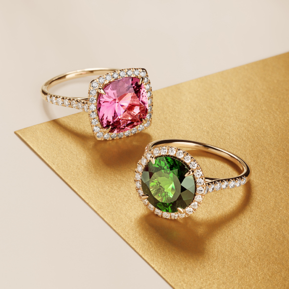 Celebrations collection gemstone rings