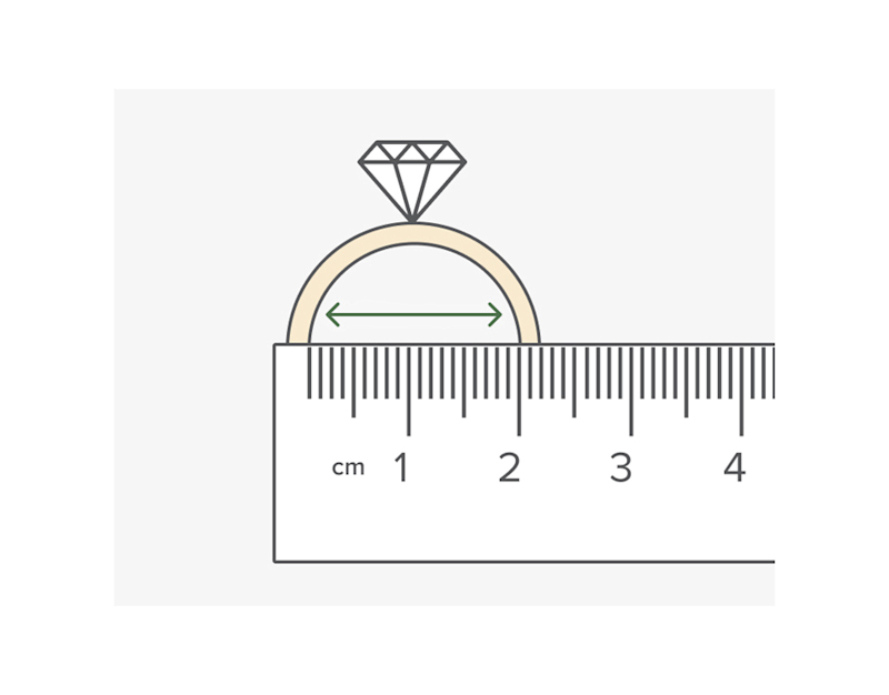 Ring measure guide Australian letter system